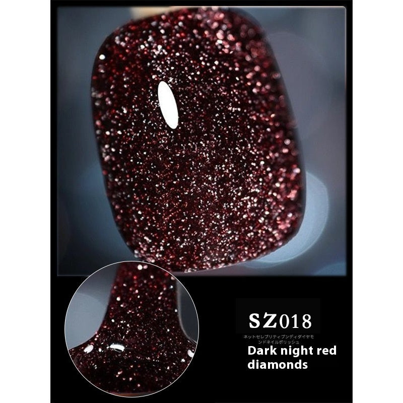18-Color Disco Diamond Nail Gel – Glamorous Sparkle Nail Art Kits & Accessories | Ectron Online