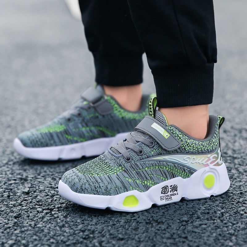 New Flying Knitted Sneakers for Kids & Men Hot Sell Children's New Men's Flying Kni | Ectron Online