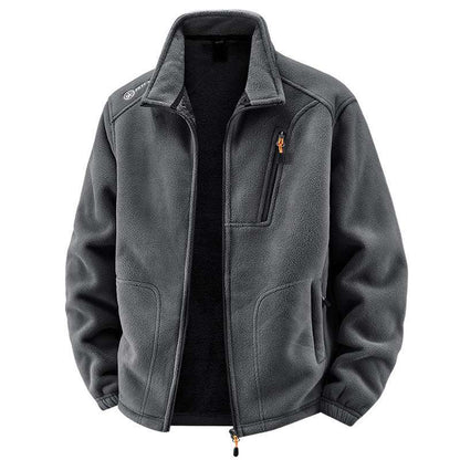 men's warm padded jacket with velvet lining