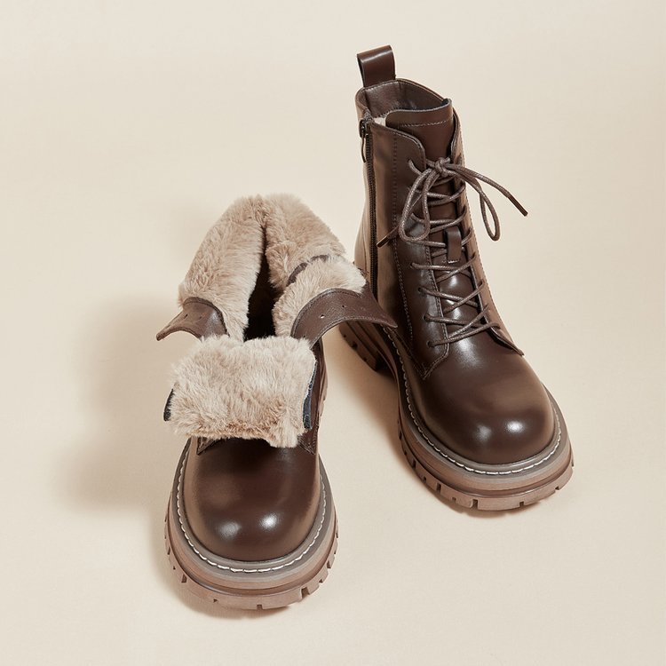 Retro British Style Small Man Platform Ankle Boots Retro British Style Small Man Platform A | Ectron Online