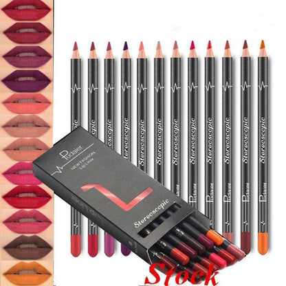 36 Color Lip Liner Waterproof Non-smudge Nude Color