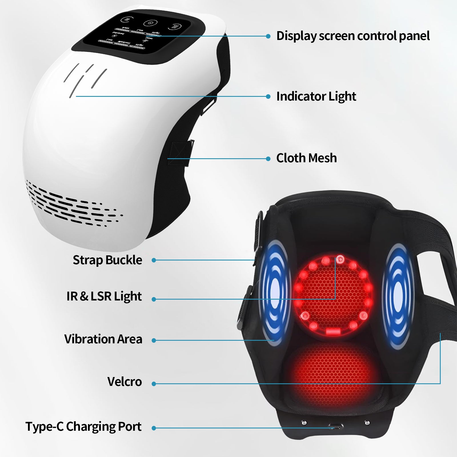 4-in-1 Intelligent Knee Massager Intelligent Home Use Electric Intelligen | Ectron Online