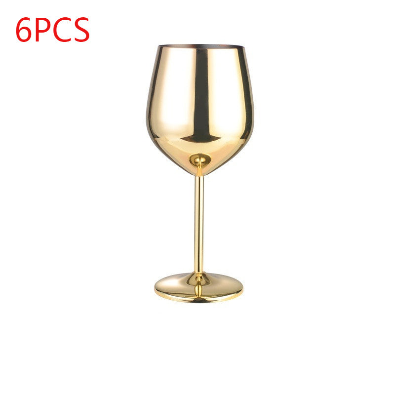 Premium Stainless Steel Wine Glass - Shatterproof & Insulated Stemware