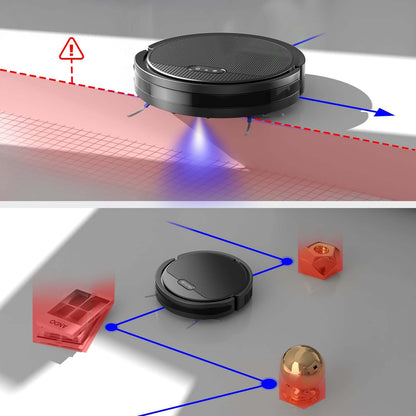 3-in-1 Robot Vacuum and Mop Robot Vacuum And Mop, 3 In 1 Combo Clean | Ectron Online