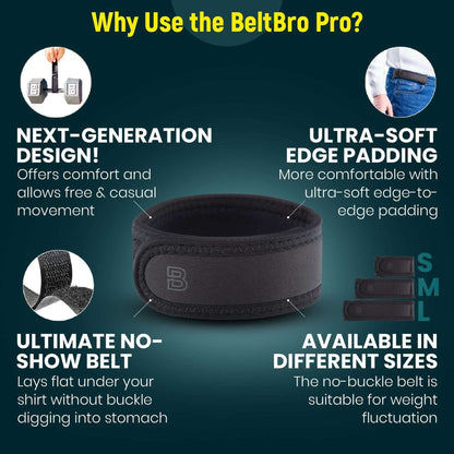 Non-buckle Elastic Waist Belt Portable Nylon
