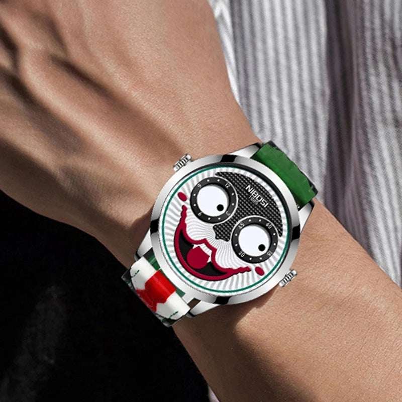 Russian Clown Men's Watch Russian Clown Men's Watch Leather Waterp | Ectron Online