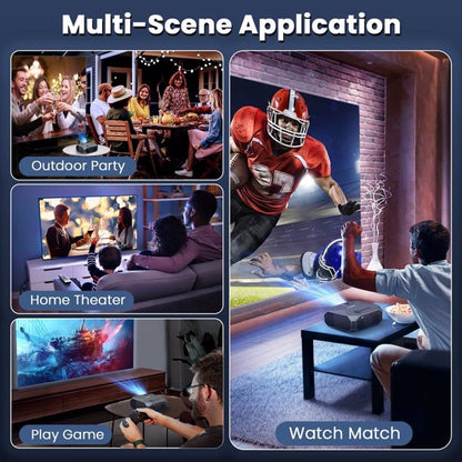 Native 1080P Projector with 5G WiFi & Bluetooth | Supports 4K Video Projector With 5G WiFi And Bluetooth, Na | Ectron Online