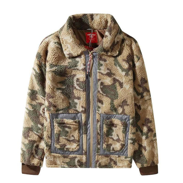 Unisex Velvet Thickened Cotton Coat