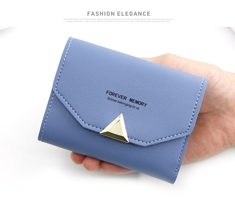 New Creative Korean Style Women's Short Wallet Wallet Women's Clutch Bag Multiple Card Slots Wallet Coin Purse