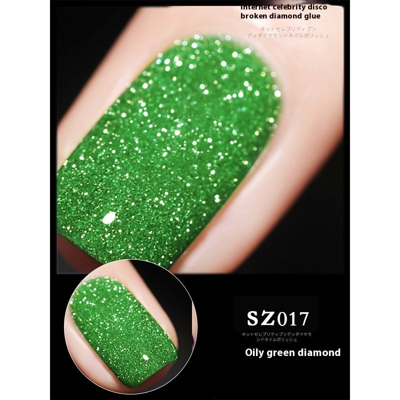18-Color Disco Diamond Nail Gel – Glamorous Sparkle Nail Art Kits & Accessories | Ectron Online