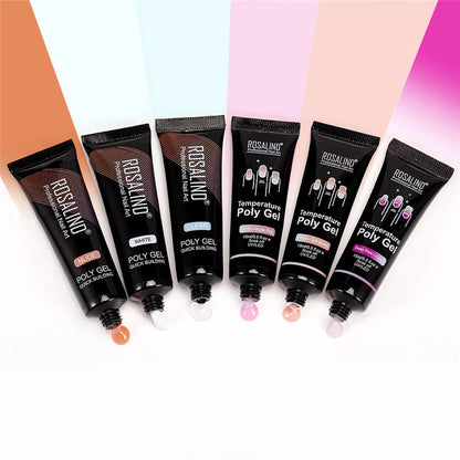 Multi-Color Mixed Solid Nail Model Glue - 3D Sculpting & Extension Gel Multi-color mixed nail solid model glue | Ectron Online