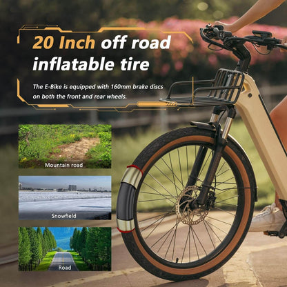 1500W Carbon Fiber E-Bike - 121-Mile Range Smart Electric Bike E-Bike, 1500W Peak Motor, Dual 48V 9.6Ah | Ectron Online