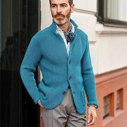 casual long sleeve knitted coat