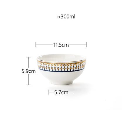 Light Luxury Western Tableware Plate Set Nordic