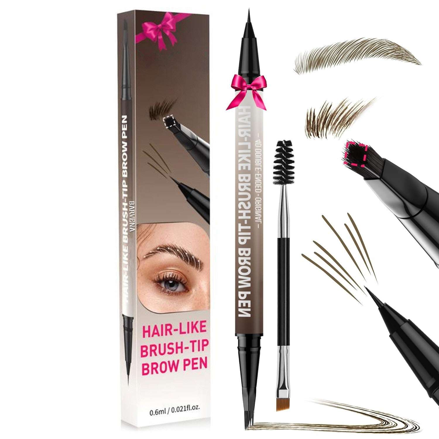 Waterproof Double-Headed Eyebrow Pencil Waterproof And Sweat-proof Not Smudge Do | Ectron Online