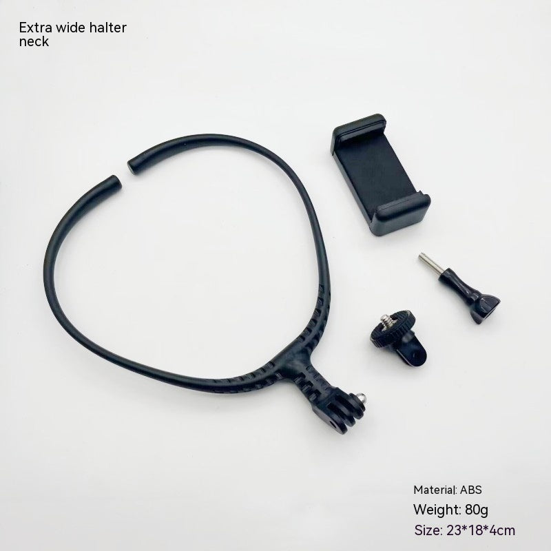 Halter Sports Camera Collar Bracket | 360° Outdoor Mobile Phone Halter Sports Camera Collar | Ectron Online