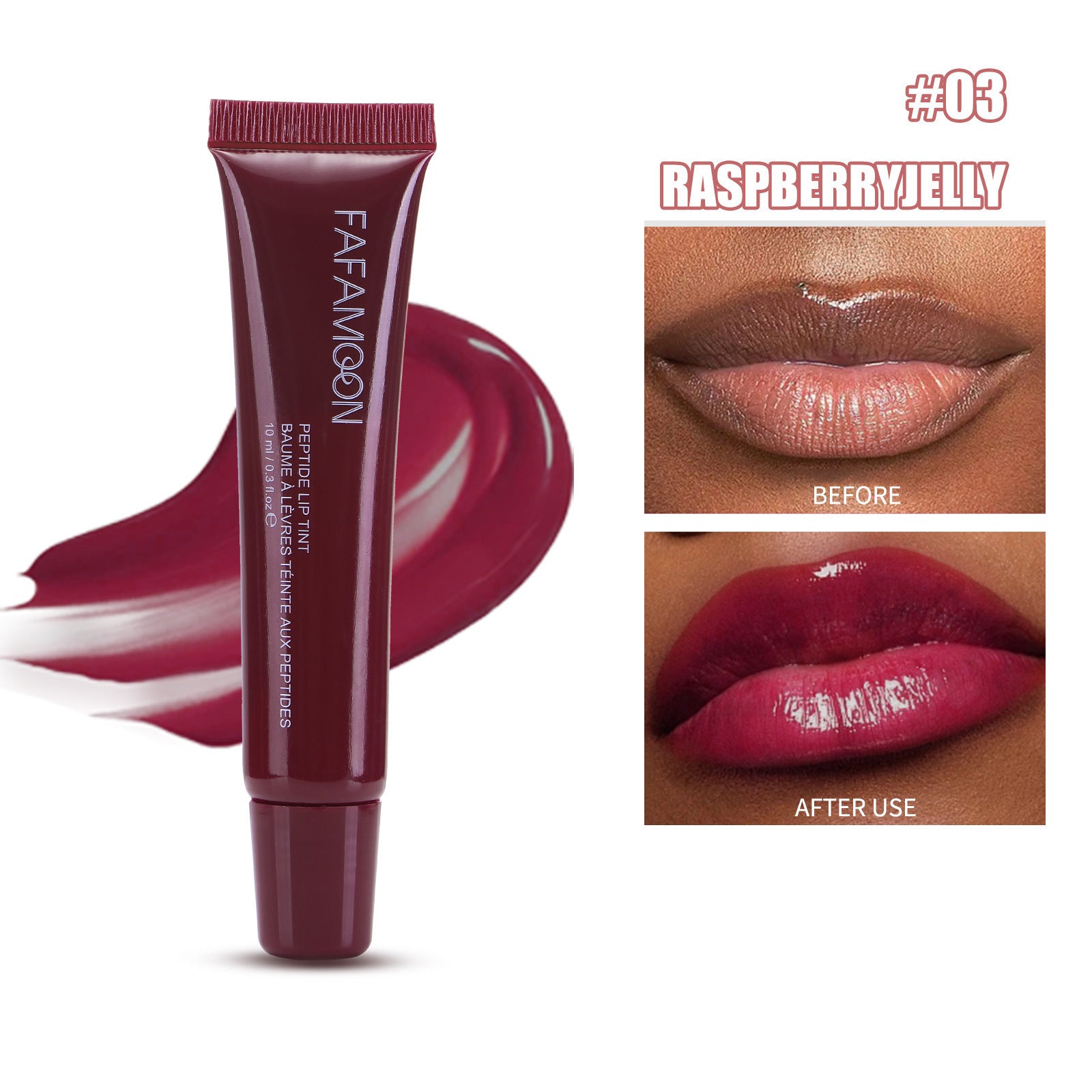 Glossy Waterproof Lip Glaze – Long-Lasting Tea Red Lipstick Glossy Lip Glaze Waterproof Long Lasting | Ectron Online