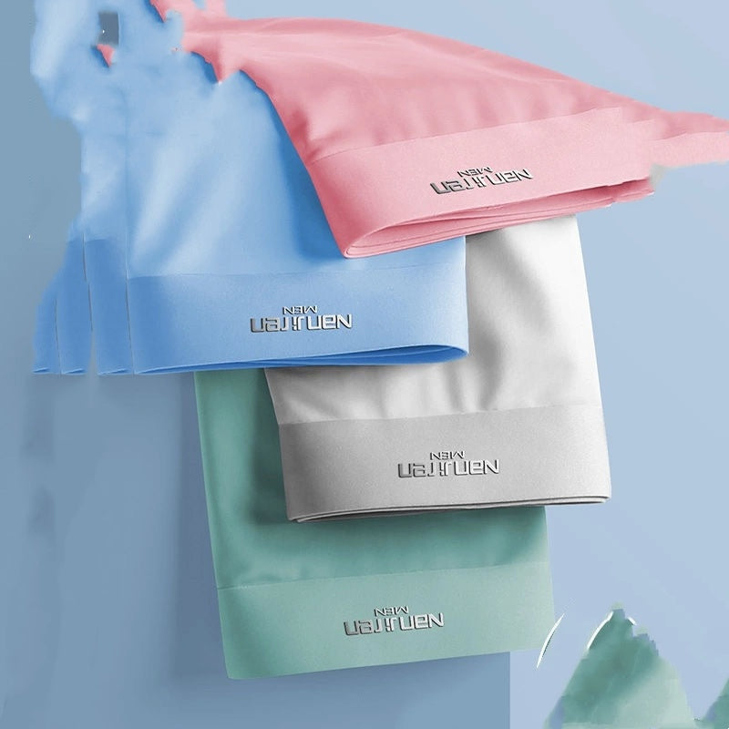 Summer Ice Silk Underwear Men's Graphene Crotch Breathable Underwear & Loungewear | Ectron Online
