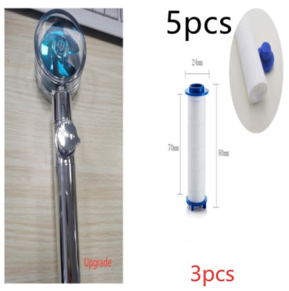 Turbo Propeller Shower Head with Water Saving & High Pressure Flow New Turbo Propeller Shower Head Water | Ectron Online