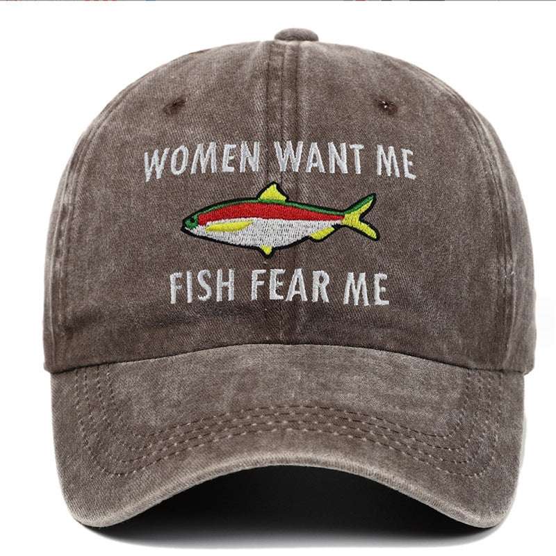Embroidered E-Washed Baseball Cap – Unisex Cotton Dome Hat Men's And Women's All-match Embroidered | Ectron Online