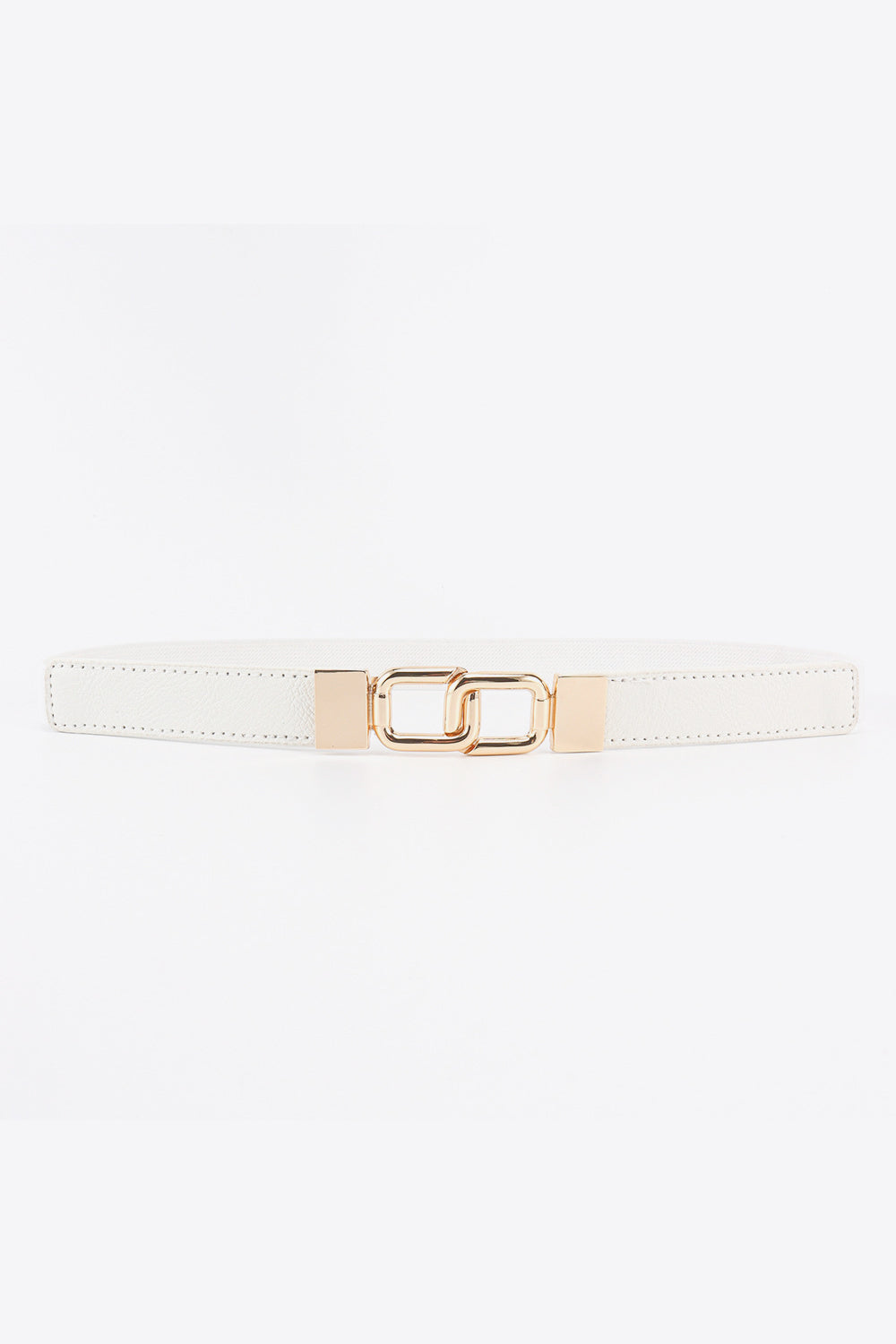 Geometric Double Buckle Elastic Belt Belt | Ectron Online