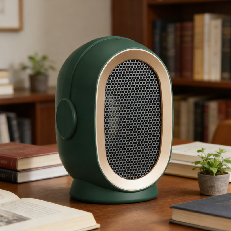 800W Mini Electric Fan Heater - Portable Heater for Office & Home