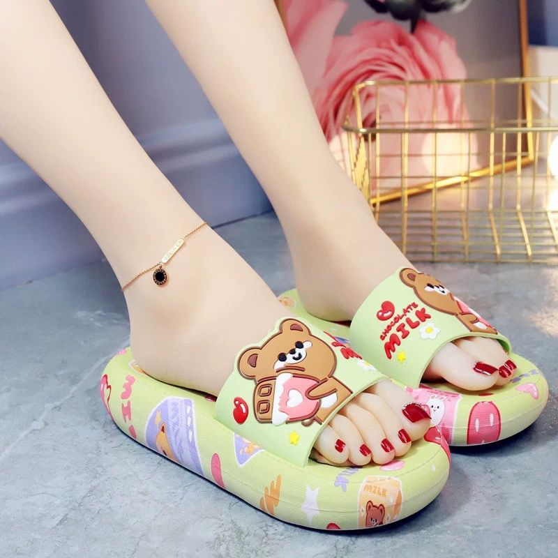 Cartoon Thick Flip-flops Home Indoor Non-slip Soft Bottom Cartoon Thick Flip-flops Home Indoor Non | Ectron Online