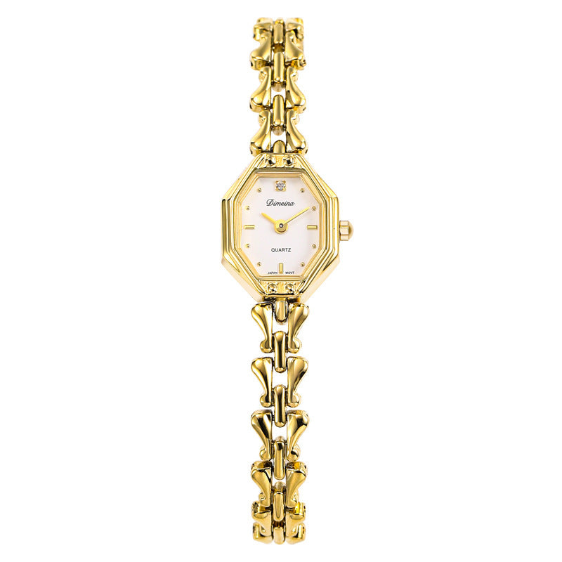 Mid-Ancient Mini Gold Retro Watch for Women Mid-Ancient Bracelet Women's Watch Mini | Ectron Online