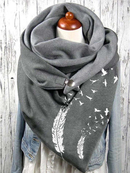 Women's Fashion Leisure Warm Clip Scarf