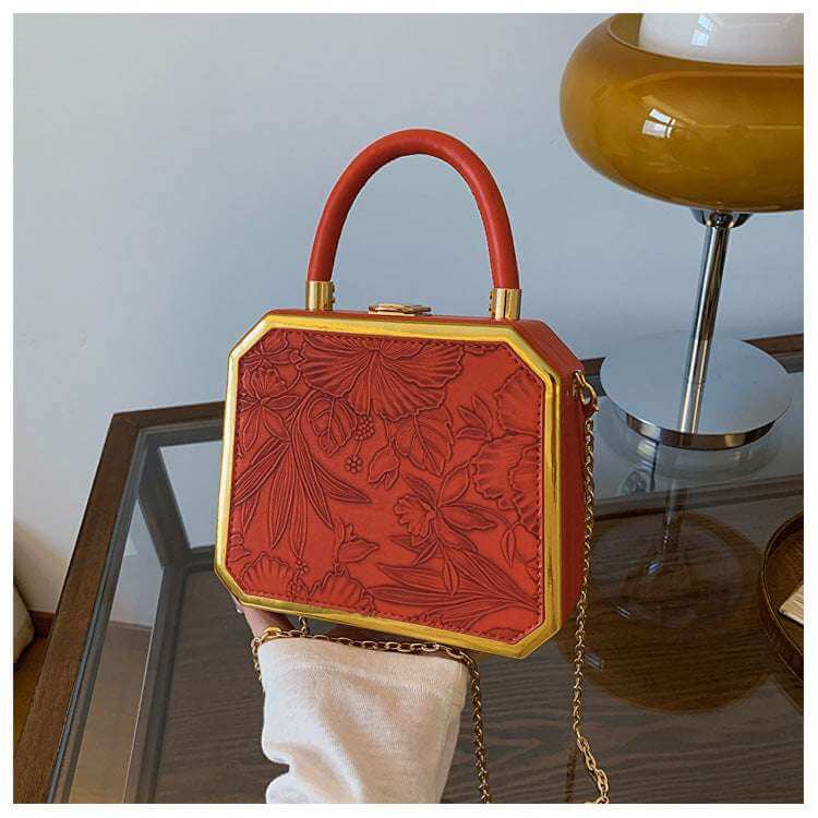 All-Match Box Handbag Handbag Crossbody Shoulder Dinner All-Ma | Ectron Online