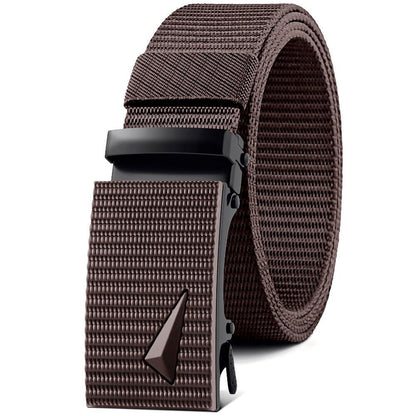 Nylon Waistband Men's Automatic Buckle Outdoor Canvas Belt