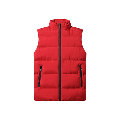Men's Plus Size Thickened Cotton Vest Coat - Warm Padded Waistcoat Plus Size Cotton Clothes Vest Coat Men's | Ectron Online