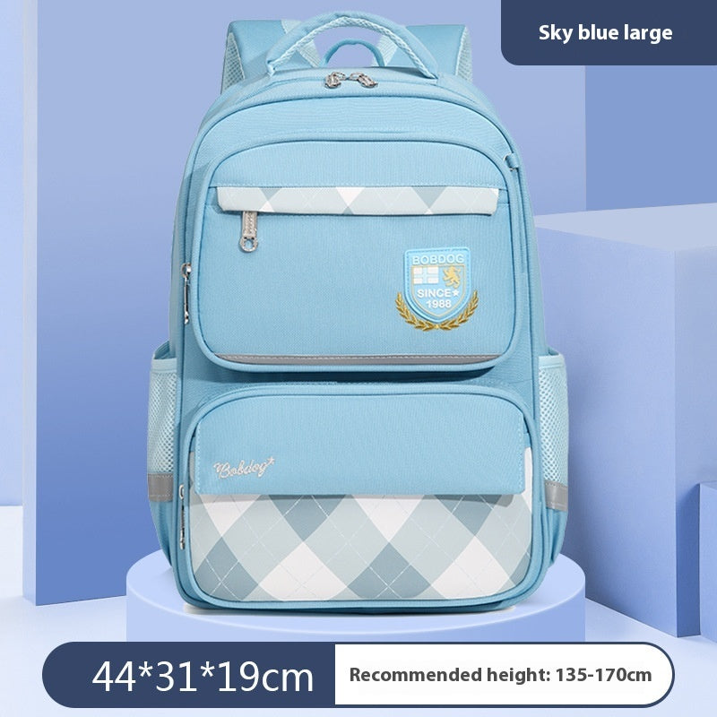 Ergonomic Boys Schoolbag – Waterproof & Spine Support (Grades 3–4) Boys Burden Relief Spine Protection Chil | Ectron Online