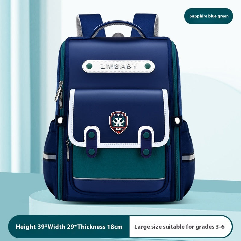 Sesame British Style Schoolbag | Grades 1-6 Lightweight Backpack New Sesame Baby Primary School Schoolbag | Ectron Online