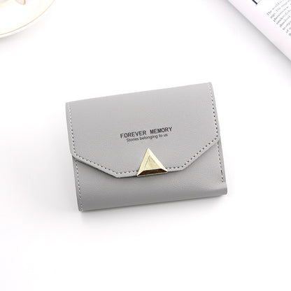 New Creative Korean Style Women's Short Wallet Wallet Women's Clutch Bag Multiple Card Slots Wallet Coin Purse