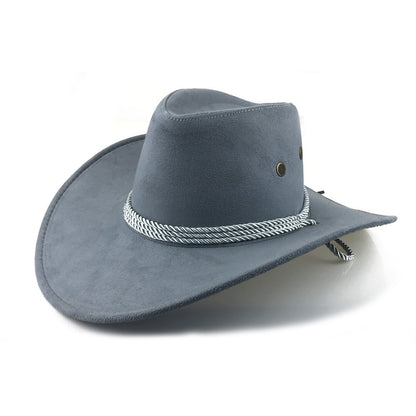 Western Denim Suede Outdoor Sun Visor