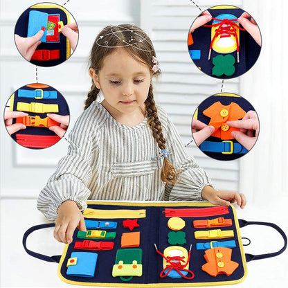 Children's Educational Felt Education Dressing Learning Board