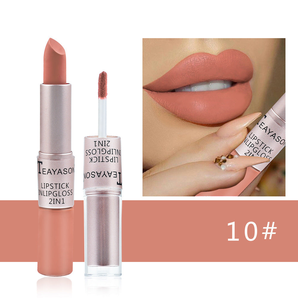 Double-ended Non-stick Cup Matte Matte Lip Gloss