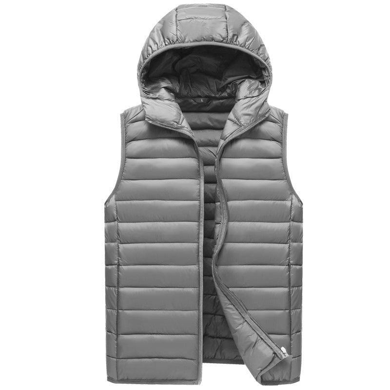 Men's Lightweight Down Cotton Vest - Winter Warm Quilted Coat Winter Down Cotton Lightweight Warm Men' | Ectron Online
