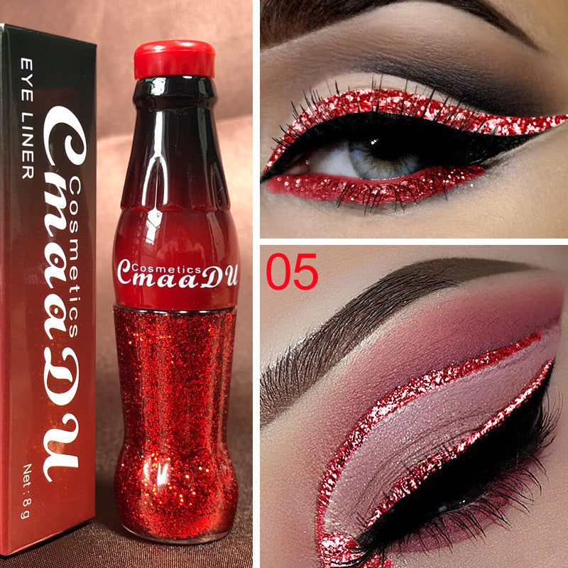 CmaaDu Glitter Liquid Eyeliner - Vibrant & Long-lasting CmaaDu Color Glitter Glitter Glitter Liq | Ectron Online