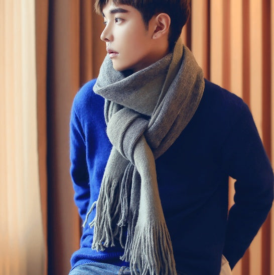 Men Scarves Can Match Colors Fashion Men's Scarves | Ectron Online