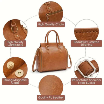 Women's Leather Shoulder Bag - Multifunctional Handbag & Tote Women's Multifunctional Leather Shoulder | Ectron Online