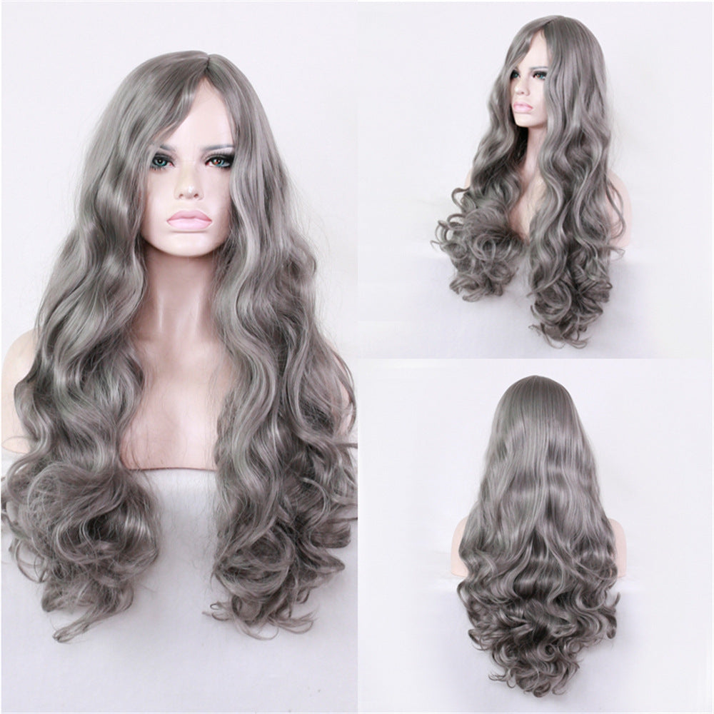 Universal Full-Head Long Curly Wig - Luxurious Volume Universal Wig Full-head Wig Medium And L | Ectron Online