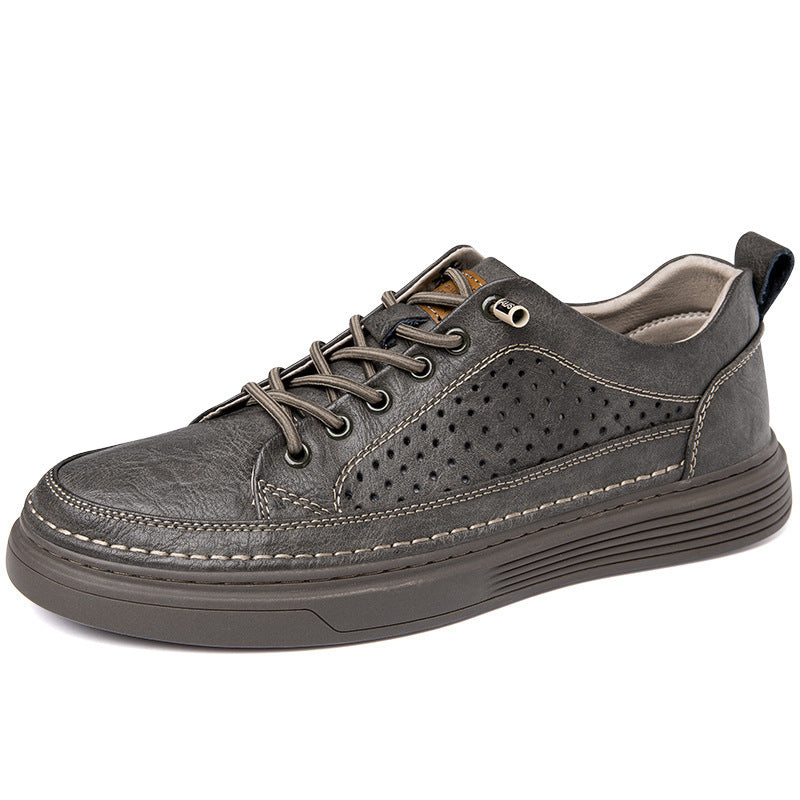 New Men's Casual Retro Sneakers for Summer Summer New Breathable Soft Bottom Lightw | Ectron Online