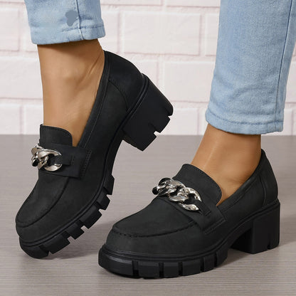 Plus Size Chain Women's Fashion Shoes