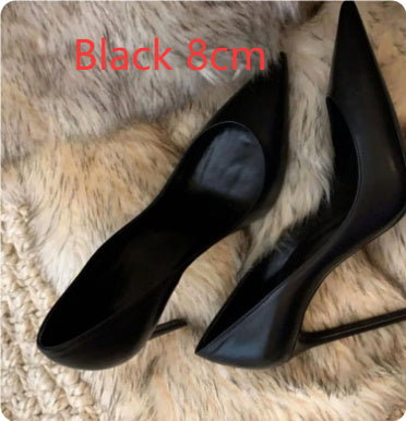 Women's Black Stiletto High Heels - Hotel Work Shoes Hotel Work Shoes Women's Black High Heel | Ectron Online
