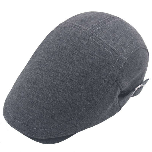 Men's Classic Flat Top Adjustable Newsboy Cap British Style Retro Beret Autumn And Winter Advance Hats Foreign Trade Hat