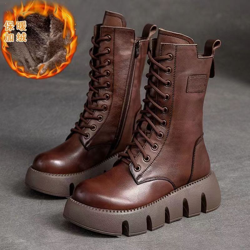 Fleece-lined Thick Cotton Mid-calf Women's Single Boots Fleece-lined Thick Cotton Mid-calf Women | Ectron Online