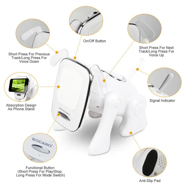 Puppy Wireless Speaker - Portable Mini Cute Animal Music Player