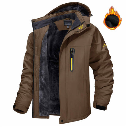Men's Fleece Lined Hooded Parka